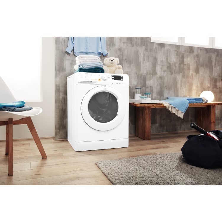 INDESIT XWDE1071681XW Innex 10kg Wash 7kg Dry 1600rpm Freestanding Washer Dryer - White
