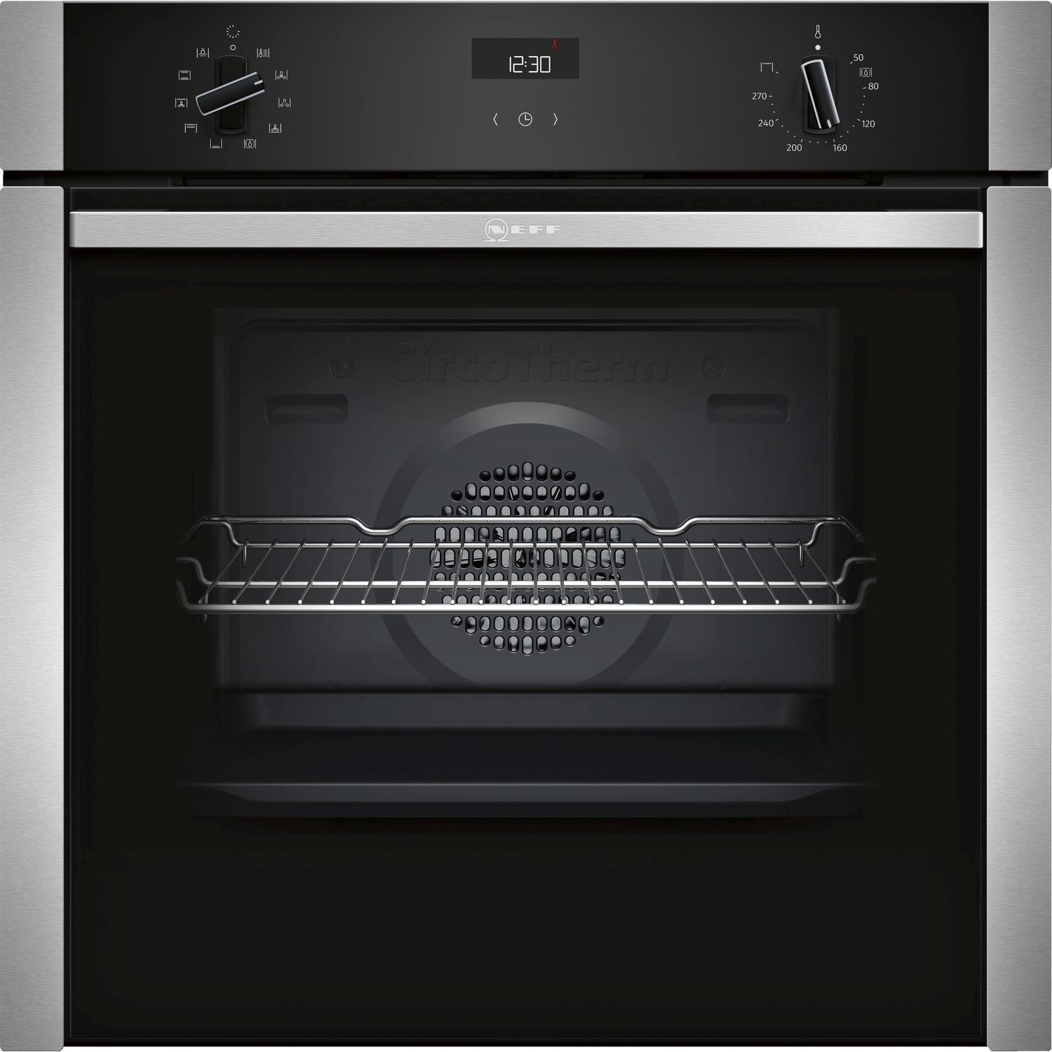 Neff N50 Slide & Hide Easy Clean 7 Function Electric Single Oven - Stainless Steel