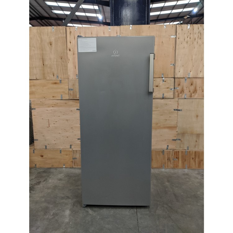 GRADE A3 - INDESIT UI41S 185 Litre Freestanding Upright Freezer 142cm Tall A+ Energy Rating 59.5cm Wide - Silver