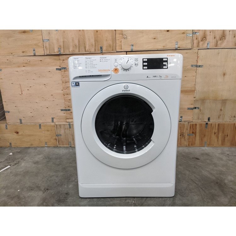 GRADE A3 - INDESIT XWDE751480XW Innex 7kg Wash 5kg Dry 1400rpm Freestanding Washer Dryer - White