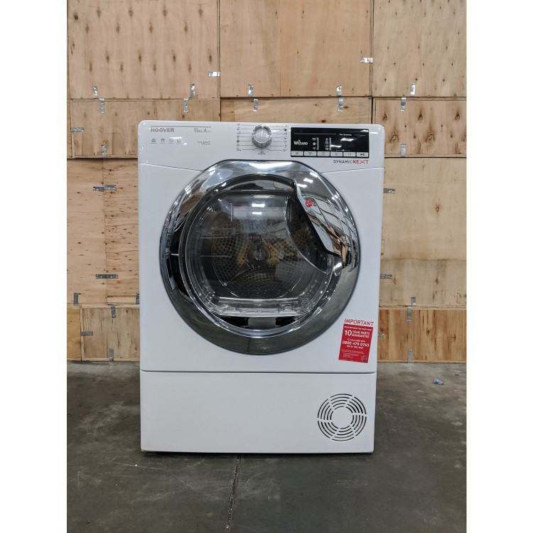 GRADE A3 - Hoover DXOH11A2TCEXM-80 11kg Freestanding Heat Pump Tumble Dryer - White