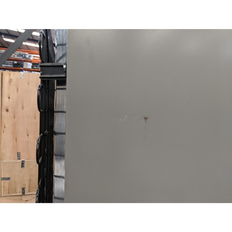 Refurbished HOTPOINT FFU4DX Quadrio 70cm Wide Frost Free Freestanding Fridge Freezer Stainless Steel