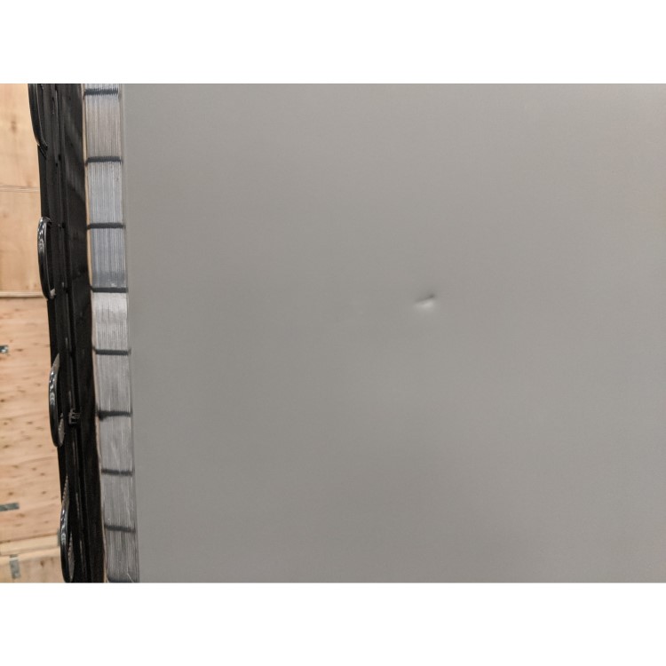 Refurbished HOTPOINT FFU4DX Quadrio 70cm Wide Frost Free Freestanding Fridge Freezer Stainless Steel