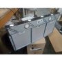 Refurbished AEG DBE5961HG 90cm Flat Chimney Cooker Hood With Hob2Hood - Stainless Steel