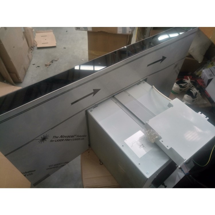 Refurbished AEG DBE5961HG 90cm Flat Chimney Cooker Hood With Hob2Hood - Stainless Steel