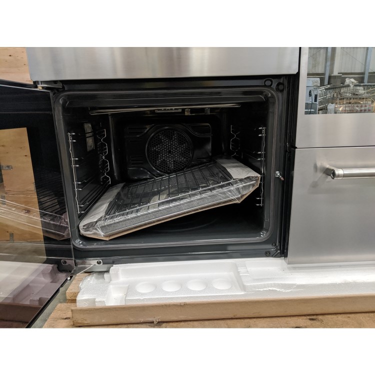Refurbished Smeg Symphony 4 Cavity SYD4110I  110cm Electric Range Cooker With Induction Hob Stainless Steel