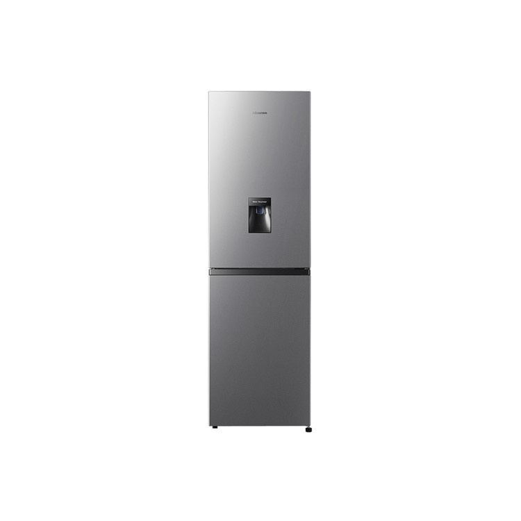 GRADE A3 - Hisense RB327N4WC1 251 Litre Freestanding Fridge Freezer 50/50 Split Water Dispenser 55cm Wide - Silver