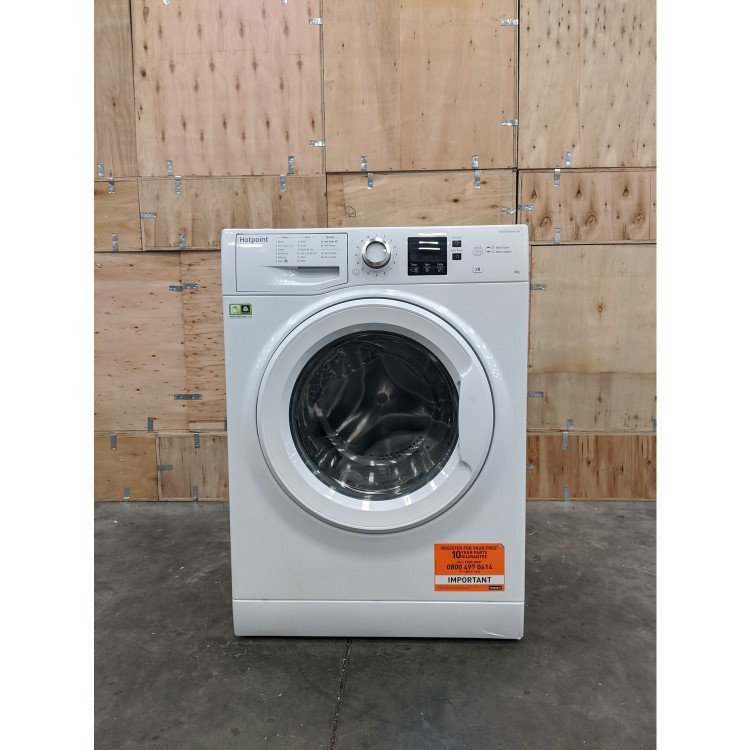 Refurbished HOTPOINT NSWM863CW 8kg 1600rpm Freestanding Washing Machine - White