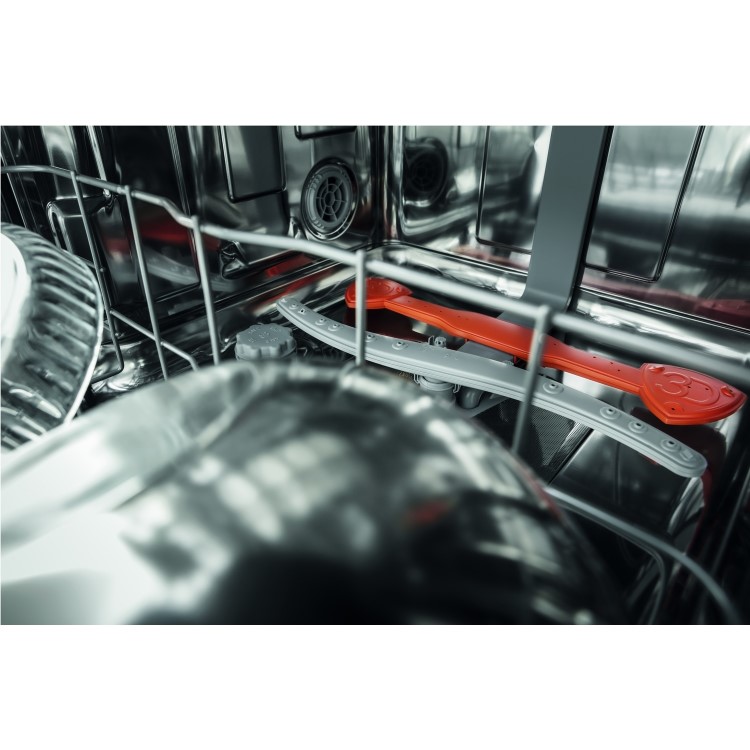 GRADE A1 - Hotpoint Ultima HIO3C22WSC 14 Place Fully Integrated Dishwasher with Quick Wash - Silver