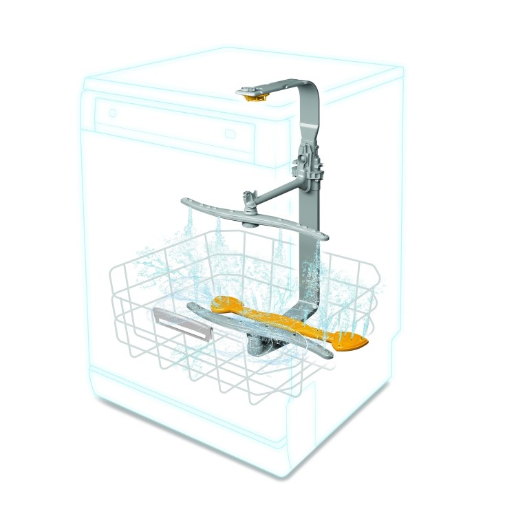 GRADE A1 - Hotpoint Ultima HIO3C22WSC 14 Place Fully Integrated Dishwasher with Quick Wash - Silver