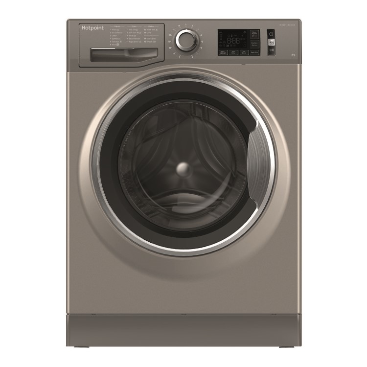 HOTPOINT NM11946GCA ActiveCare 9kg 1400rpm Freestanding Washing Machine - Graphite