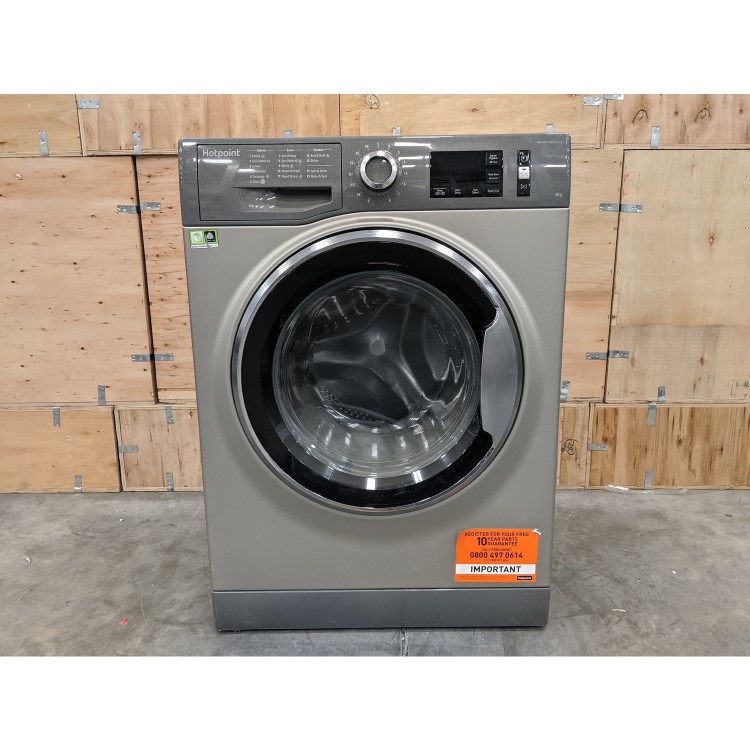 GRADE A2 - HOTPOINT NM11946GCA ActiveCare 9kg 1400rpm Freestanding Washing Machine - Graphite