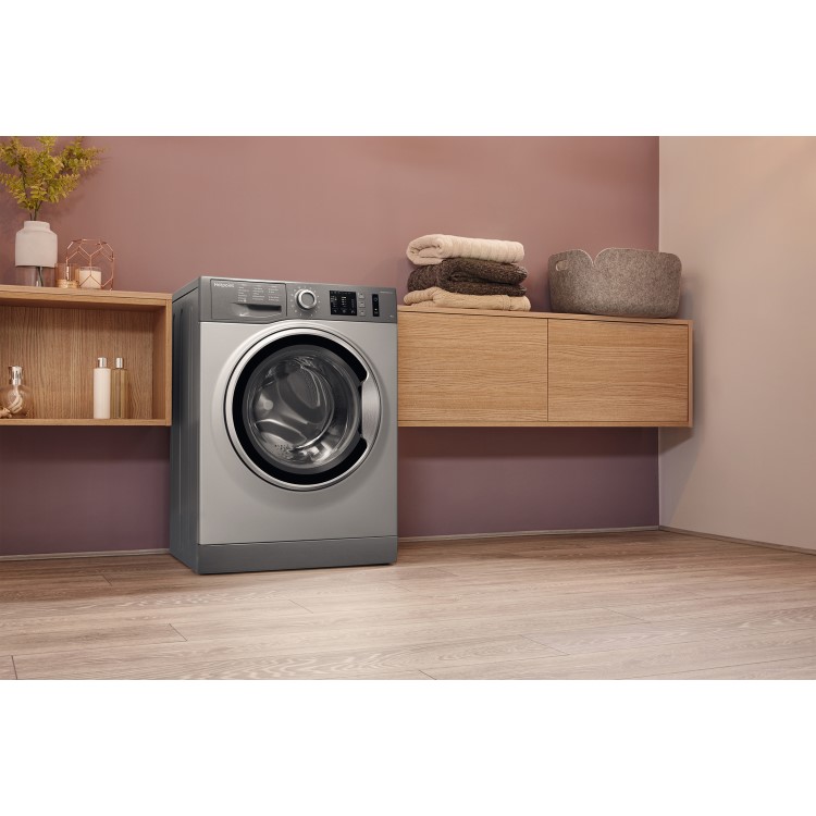 HOTPOINT NM11946GCA ActiveCare 9kg 1400rpm Freestanding Washing Machine - Graphite