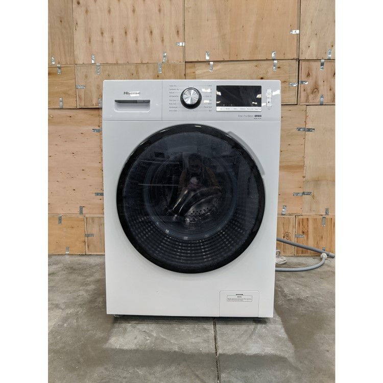 GRADE A3 - Hisense WDBL1014V 10kg Wash 7kg Dry 1400rpm Freestanding Washer Dryer - White