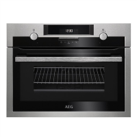 GRADE A2 - AEG KME561000M CombiQuick Built-in Combination Microwave Oven Stainless Steel