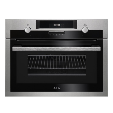 GRADE A2 - AEG KME561000M CombiQuick Built-in Combination Microwave Oven Stainless Steel