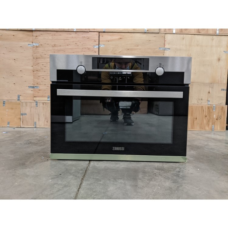 GRADE A3 - AEG KME561000M CombiQuick Built-in Combination Microwave Oven Stainless Steel
