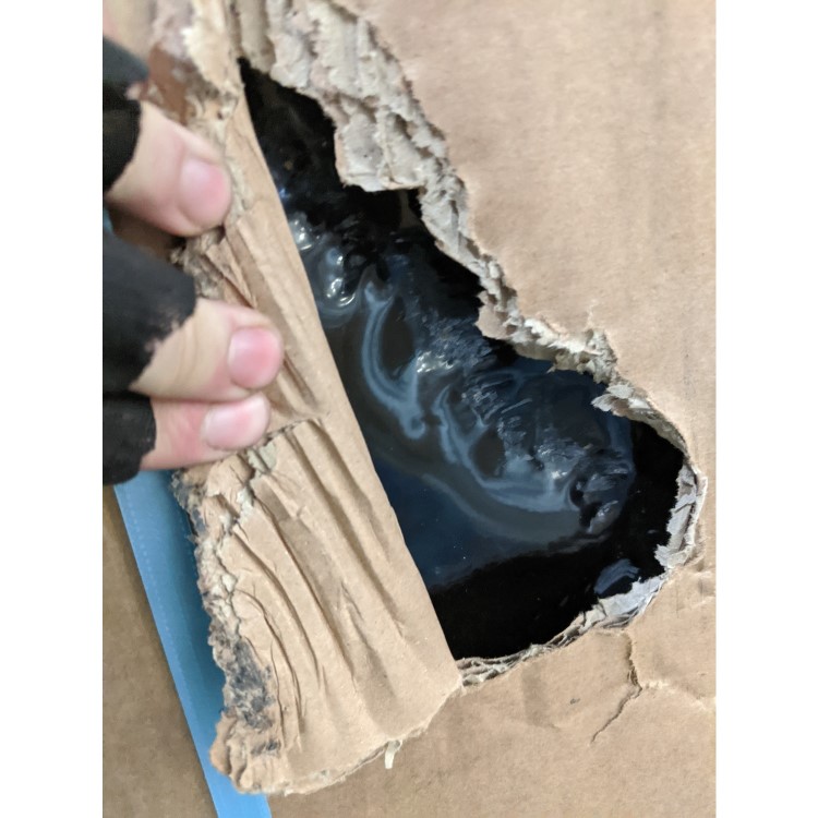 GRADE A2 - Beko CFG3582B Freestanding 50/50 Frost Free Fridge Freezer - Black