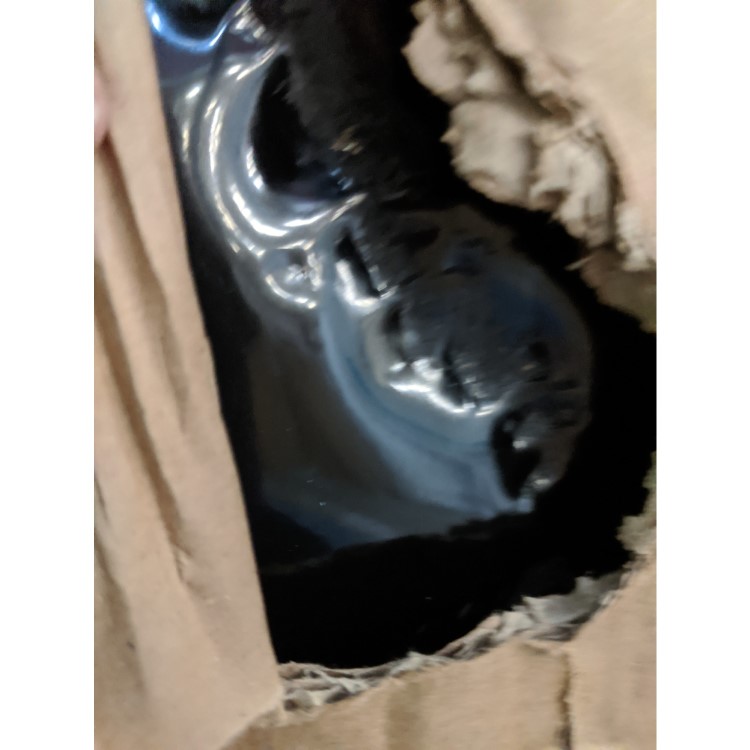 GRADE A2 - Beko CFG3582B Freestanding 50/50 Frost Free Fridge Freezer - Black