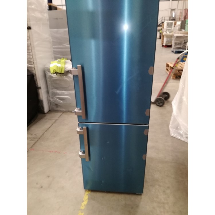 Refurbished Liebherr Comfort CNef4015 Freestanding 356 Litre 60/40 Frost Free Fridge Freezer Stainless Steel