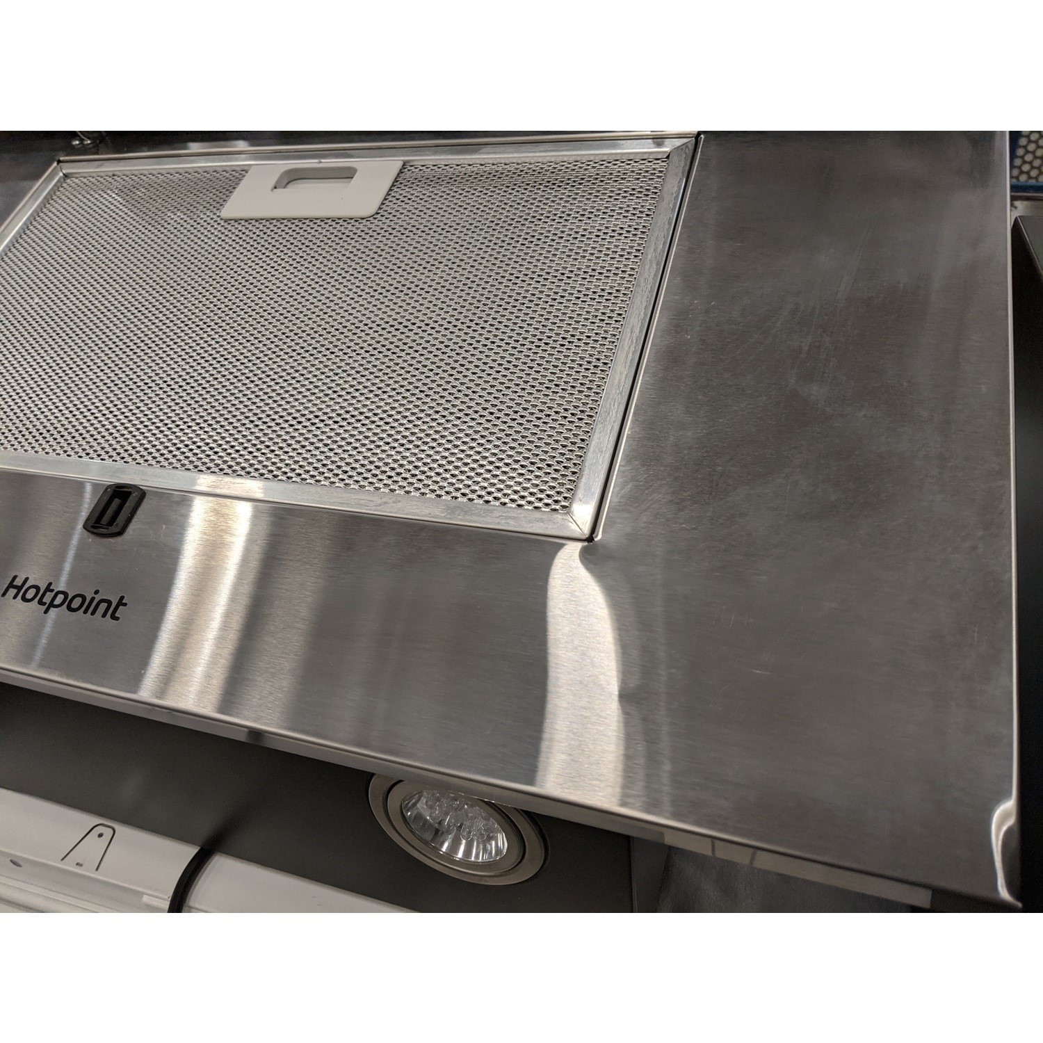 Refurbished Hotpoint PHVP64FALK 60cm Touch Control Angled Cooker Hood