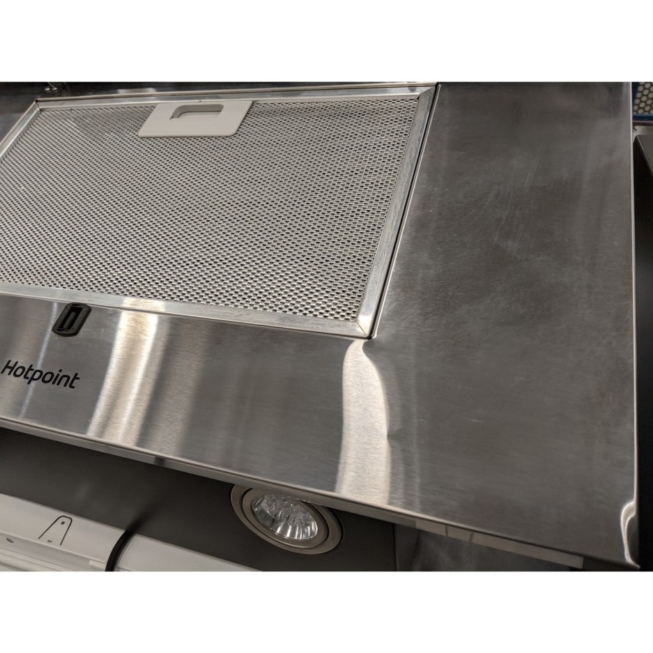 Refurbished Hotpoint PHVP64FALK 60cm Touch Control Angled Cooker Hood