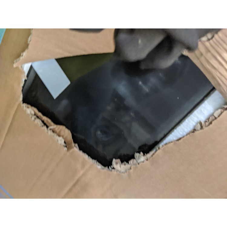 GRADE A2 - Beko CFG3582B Freestanding 50/50 Frost Free Fridge Freezer - Black