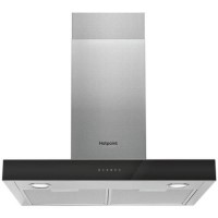 GRADE A3 - Hotpoint PHBS68FLTIX Box Design Touch Control 60cm Chimney Cooker Hood Stainless Steel
