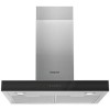 GRADE A2 - Hotpoint PHBS68FLTIX Box Design Touch Control 60cm Chimney Cooker Hood Stainless Steel