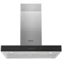 Refurbished Hotpoint PHBS68FLTIX Box Design Touch Control 60cm Chimney Cooker Hood Stainless Steel