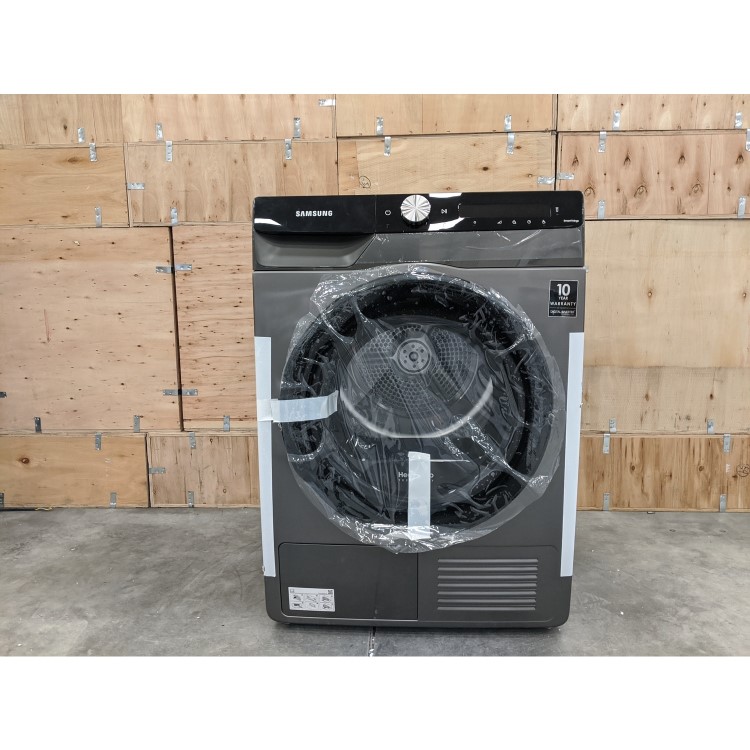 GRADE A3 - Samsung DV80T5220AX 8kg Freestanding Heatpump Tumble Dryer - Inox
