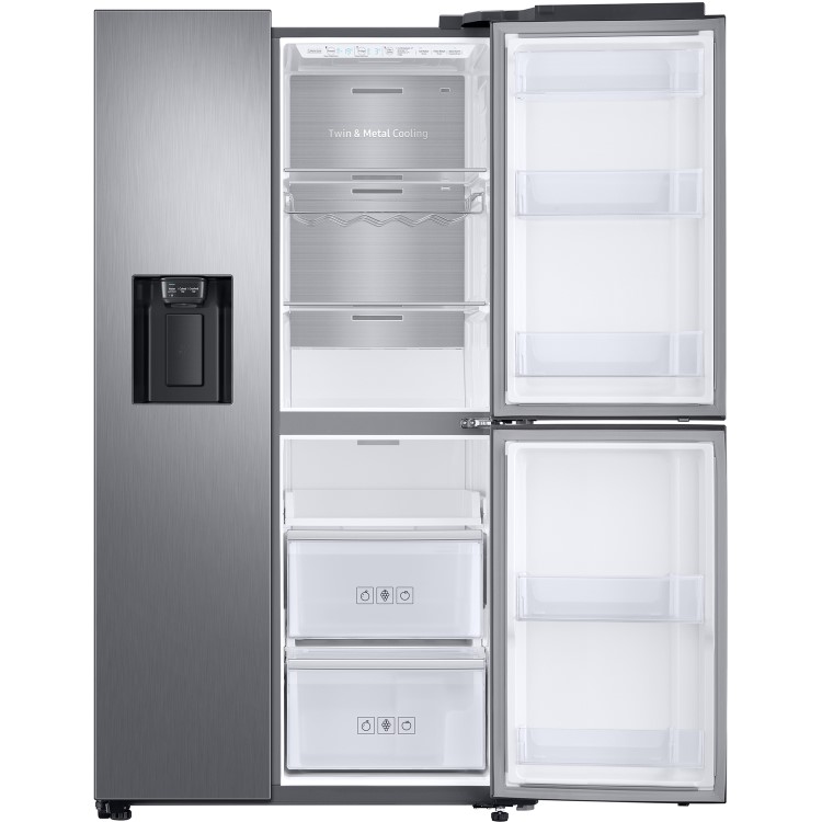 GRADE A2 - Samsung RS68N8670S9 613 Litre American Style Fridge Freezer Frost Free 3 Door 91cm Wide - Silver