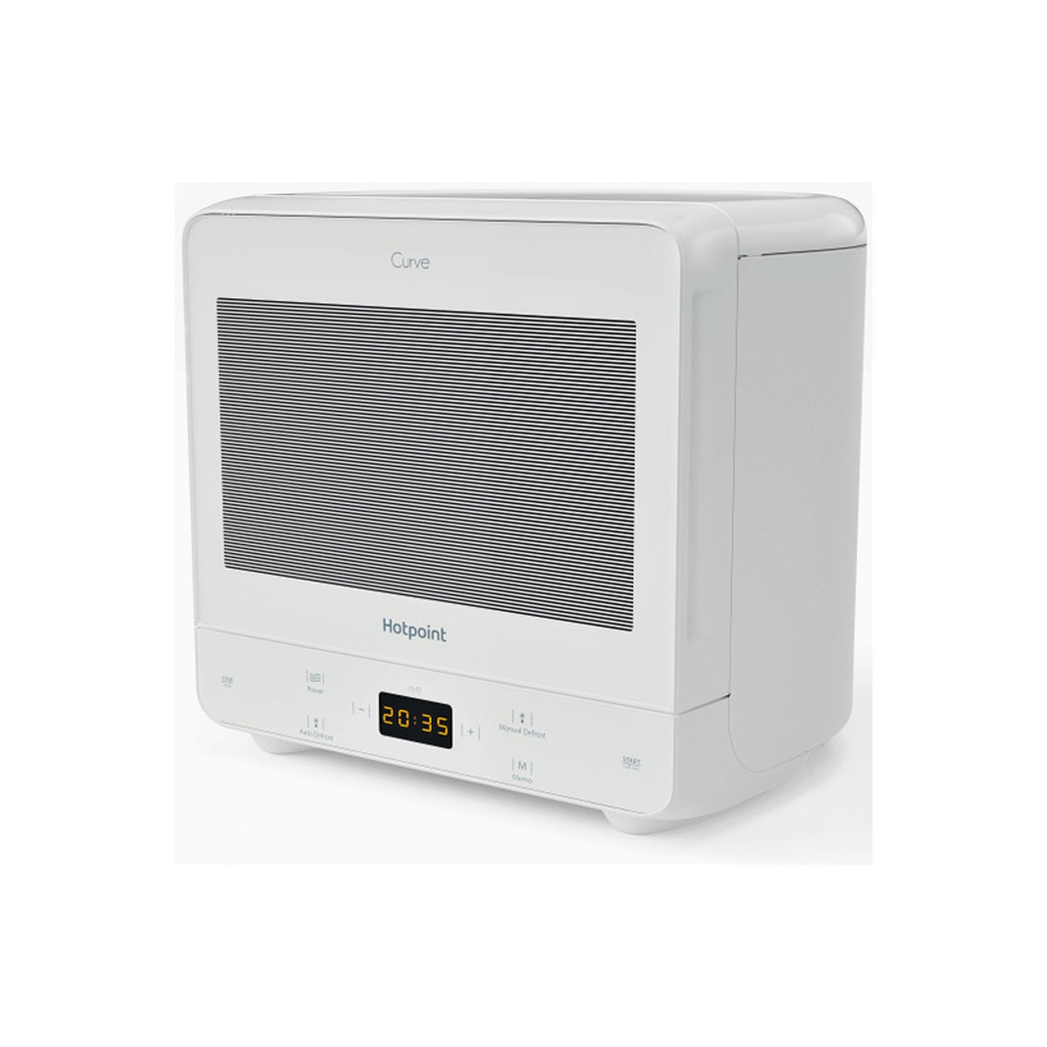Hotpoint MWH1331W Xtraspace Curve 13L Digital Microwave - White
