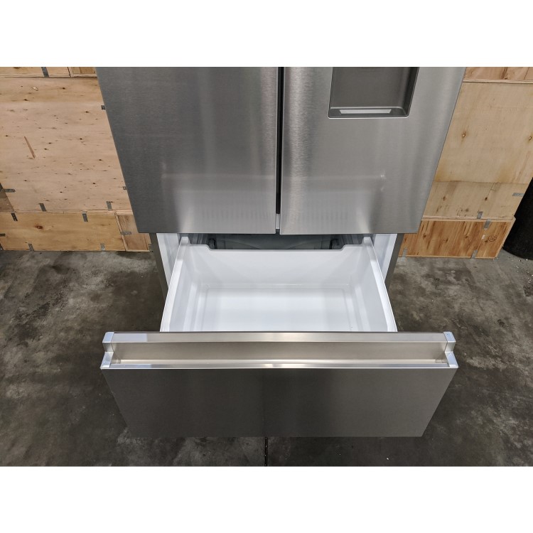 GRADE A3 - Haier HB16WMAA Multidoor American Fridge Freezer With Water Dispenser - Inox Look