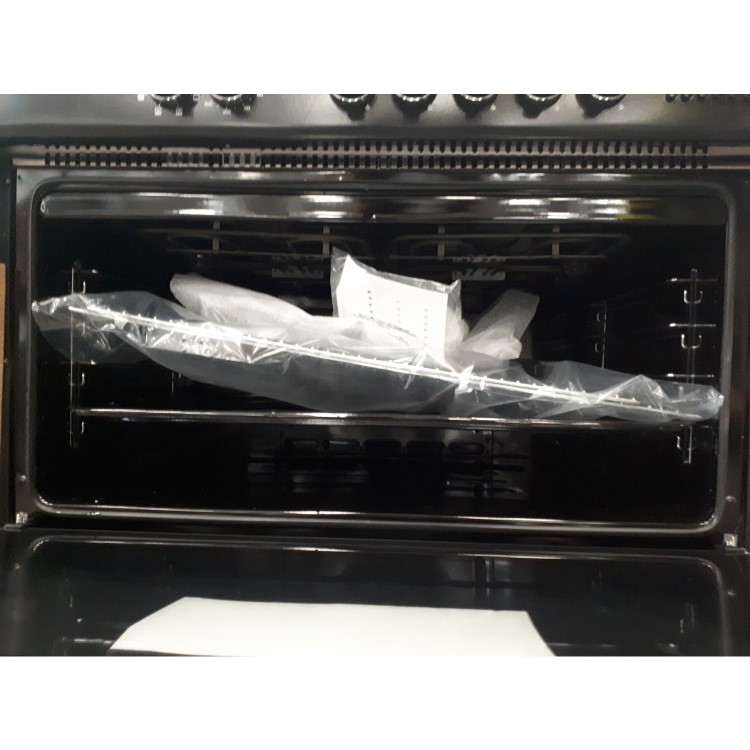Refurbished Montpellier 90cm Single Cavity Dual Fuel Range Cooker - Black