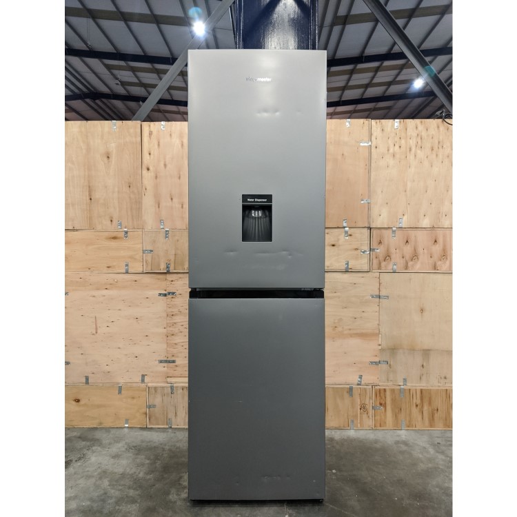 GRADE A3 - Fridgemaster MC55251MDS 251 Litre Freestanding Fridge Freezer 50/50 Split Water Dispenser 55cm Wide - Silver