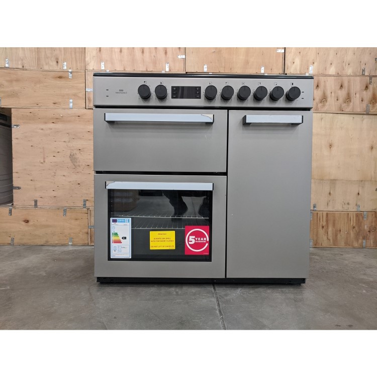 Refurbished New World NW90C3ST 90cm Electric Range Cooker Stainless Steel