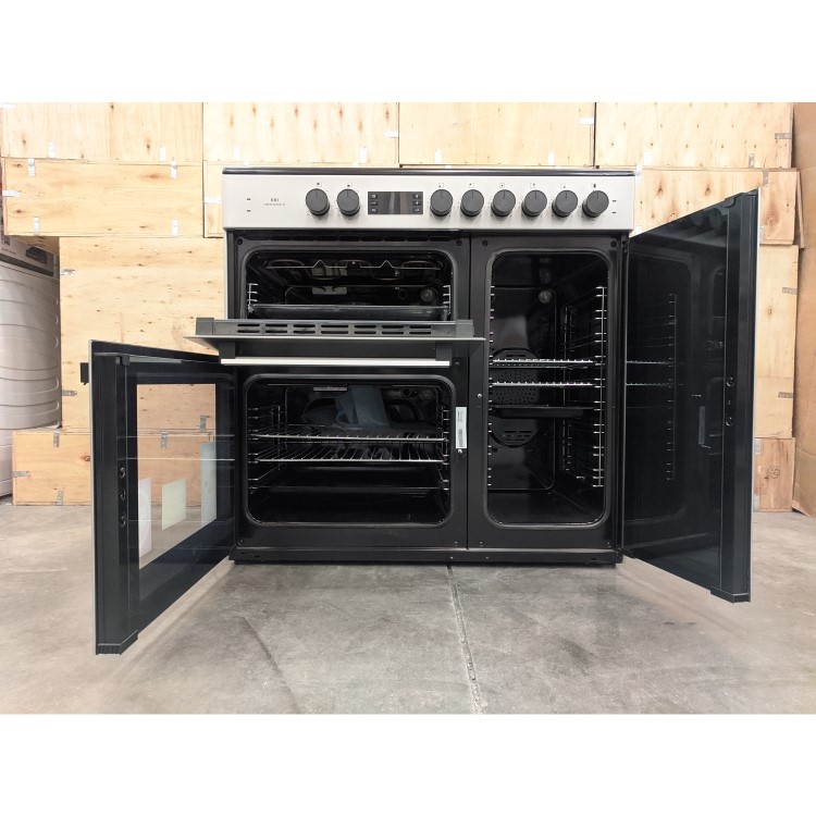 Refurbished New World NW90C3ST 90cm Electric Range Cooker Stainless Steel