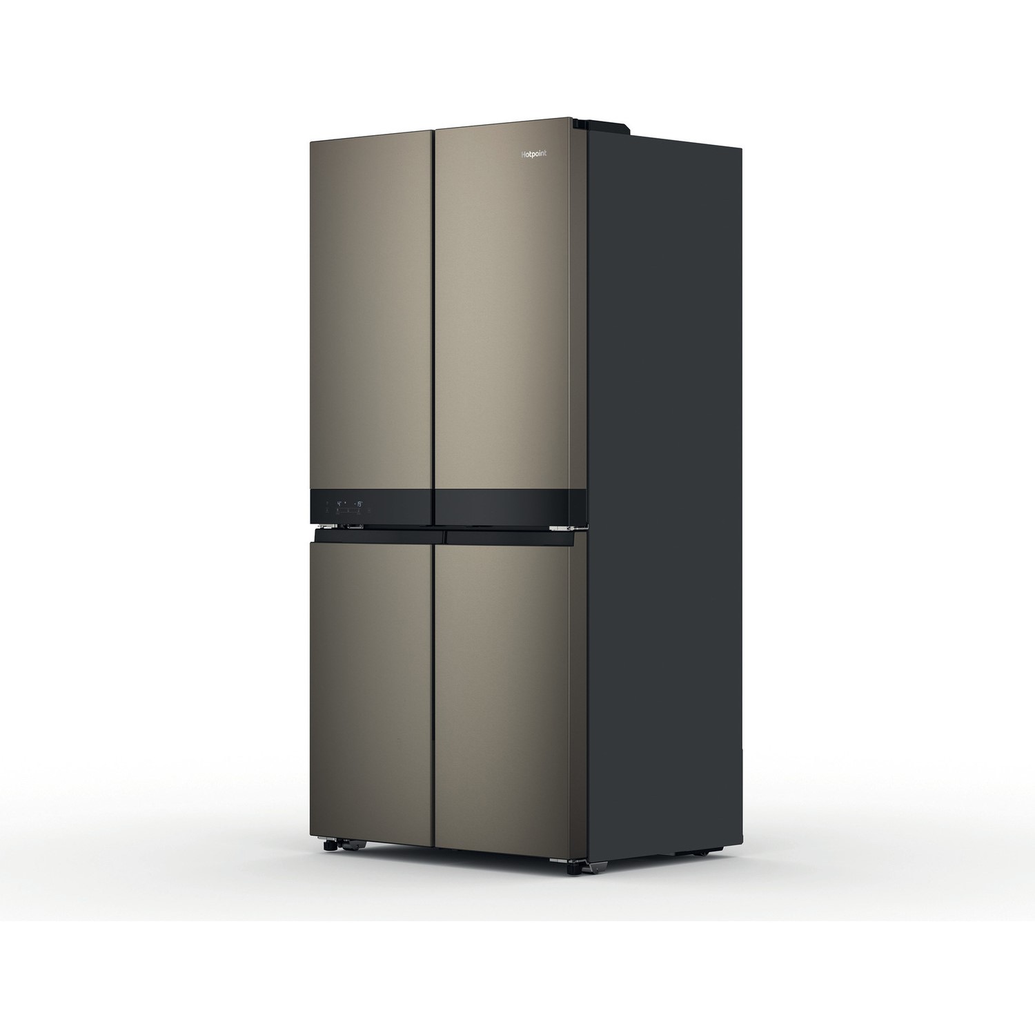 Hotpoint 594 Litre American Fridge Freezer Black Inox Hq9u1bl Appliances Direct