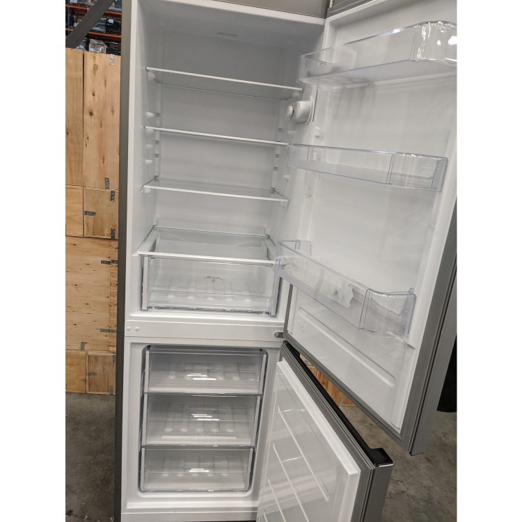 GRADE A3 - INDESIT LR8S1S 339 Litre Freestanding Fridge Freezer 60/40 Split A+ Energy Rating 60cm Wide - Silver
