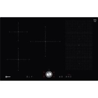 GRADE A3 - NEFF T58FT20X0 80.2cm Induction Hob With FlexInduction Zone And TwistPad Fire Control - Black Glass With Bevelled Front Edge