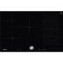 GRADE A3 - NEFF T58FT20X0 80.2cm Induction Hob With FlexInduction Zone And TwistPad Fire Control - Black Glass With Bevelled Front Edge