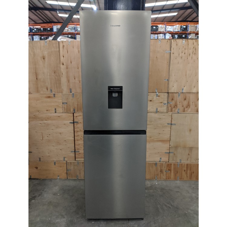 GRADE A3 - Hisense RB327N4WC1 251 Litre Freestanding Fridge Freezer 50/50 Split Water Dispenser 55cm Wide - Silver