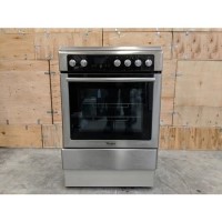 GRADE A3 - Whirlpool AXMT6534IX 60cm Electric Cooker With Ceramic Hob - Stainless Steel
