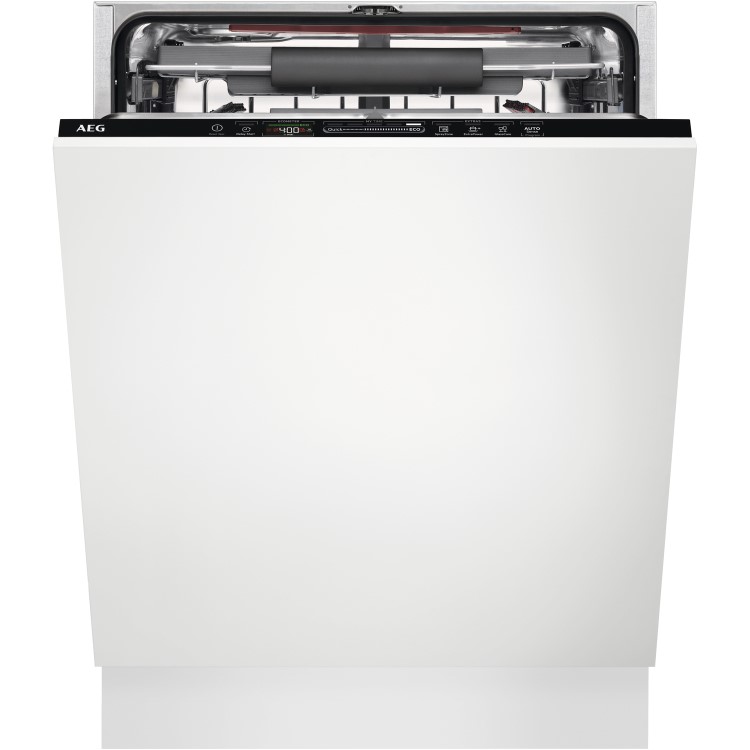 GRADE A2 - AEG FSS63707P Ultra Efficient 15 Place Fully Integrated Dishwasher With SatelliteClean & Cutlery Tray