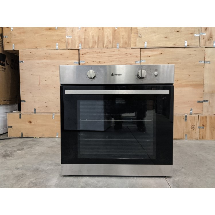 Refurbished Indesit IGW620IXUK 60cm Single Built-in Gas Oven Stainless Steel