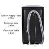 GRADE A2 - electriQ 10 Place Slimline Freestanding Dishwasher - Black
