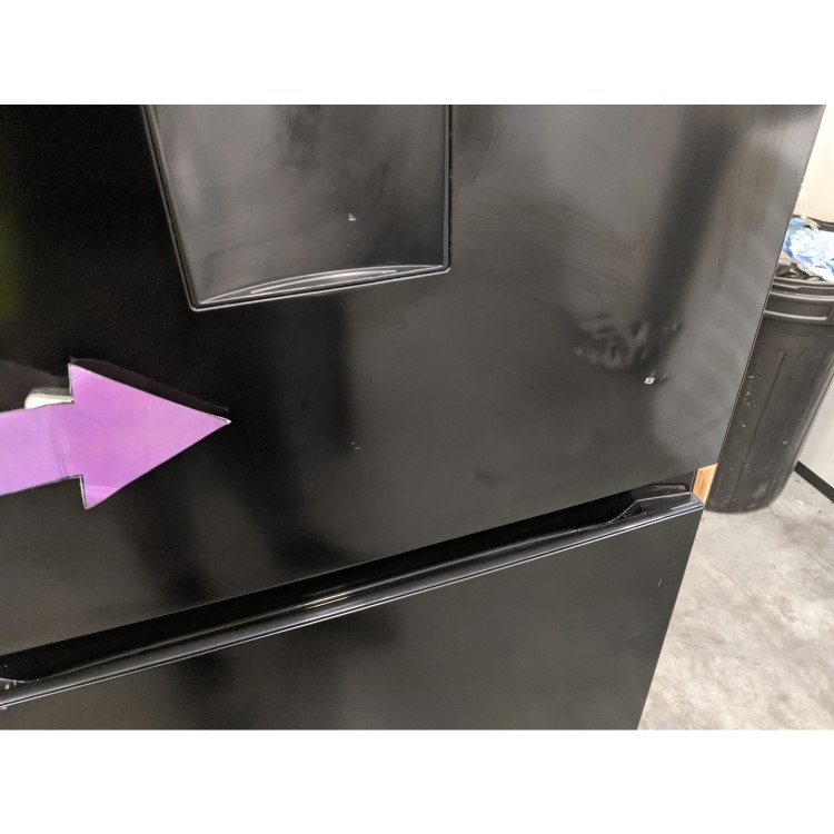 Refurbished Fridgemaster MC55240MDB 240 Litre Freestanding Fridge Freezer 50/50 Split Water Dispenser 55cm Wide - Black