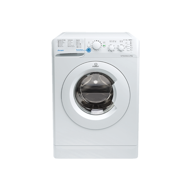 GRADE A2 - Indesit BWC61452WUK 6kg 1400rpm Freestanding Washing Machine-White