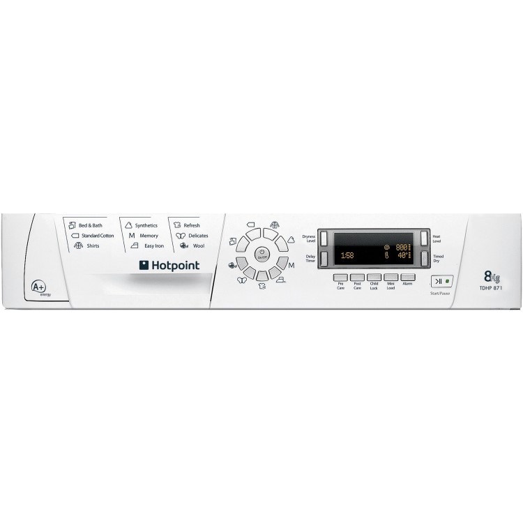 Hotpoint TDHP871RP 8kg Freestanding Heat Pump Tumble Dryer - White